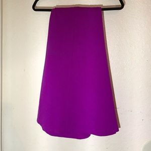 Purple Circle Skirt W/Pockets